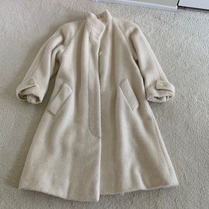 Vintage Perry Ellis off white coat
